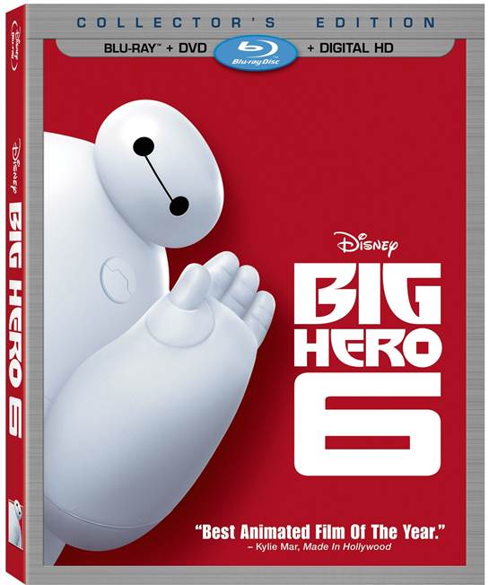 BIG HERO 6 now on Blu-ray Combo Pack and DVD {Plus Movie Clips}