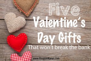 Five Valentine’s Day Gifts {that Won’t Break the Bank}