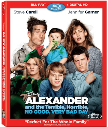 Alexander and the Terrible, Horrible, NO GOOD, VERY BAD DAY is now on Blu-ray and DVD