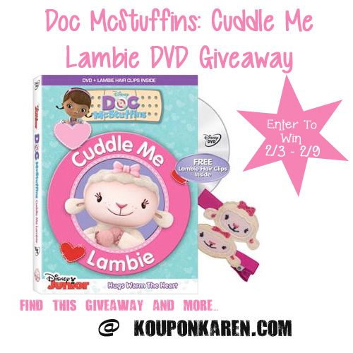 Doc McStuffins: Cuddle Me Lambie on DVD {Giveaway}