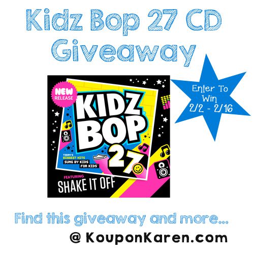We are Dancing Like Crazy with the NEW Kidz Bop 27 CD {Giveaway}