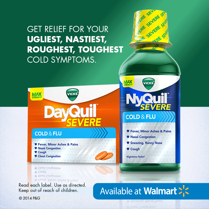 Battle your Cold & Flu Symptoms this Winter with Vicks DayQuil and NyQuil Severe