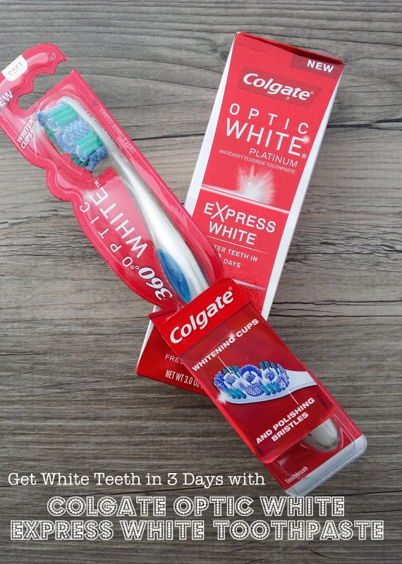Get White Teeth in 3 days with Colgate Optic White Platinum Express White Toothpaste