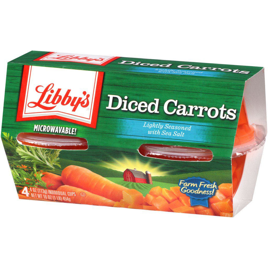 Diced Carrots Angled Left