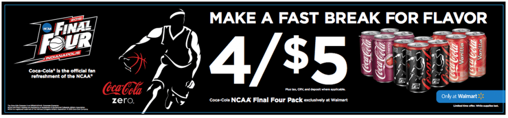 Get Coca-Cola NCAA® Final Four Packs at Walmart #FinalFourPack