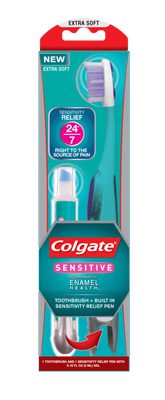 Colgate Enamel Health Toothbrush + Built In Sensitivity Pen copy