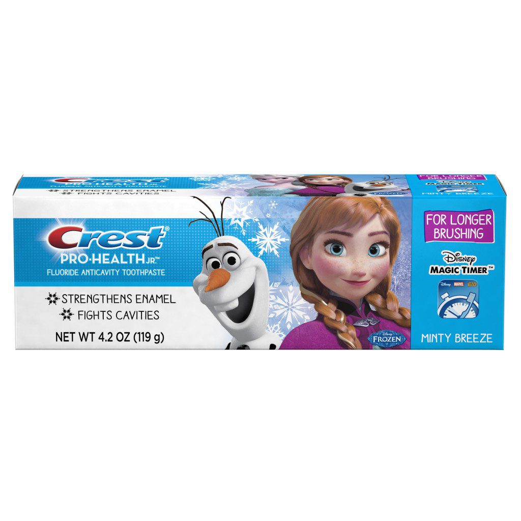 Crest Pro-Health JR. Frozen Toothpaste Packaging