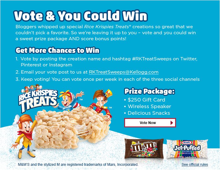 Enter The Rice Krispies Treats Contest #KreateMyHappy