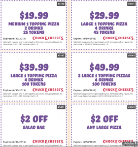 Chuck e cheese digital coupon