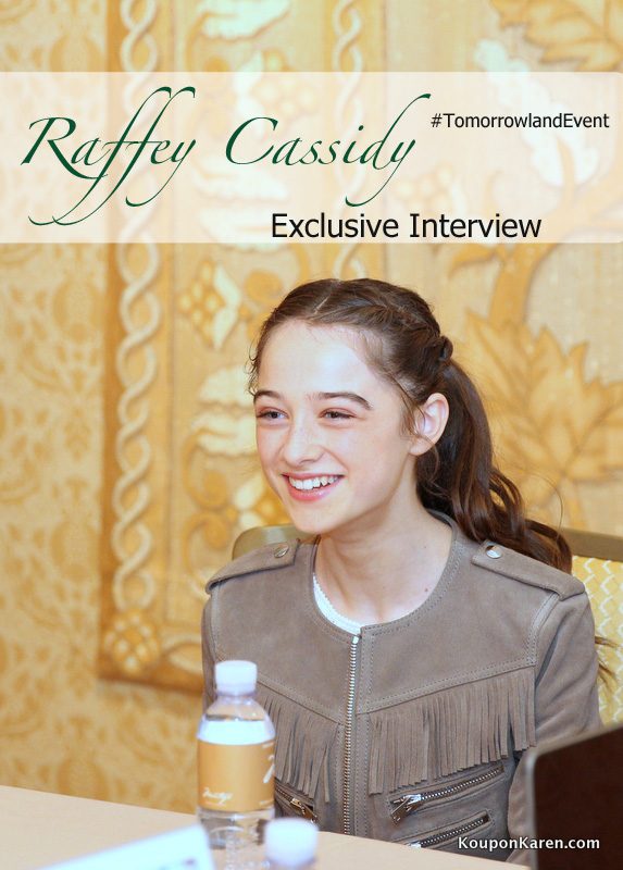 What is Next for Raffey Cassidy of TOMORROWLAND?  Read This Exclusive Interview #TomorrowlandEvent