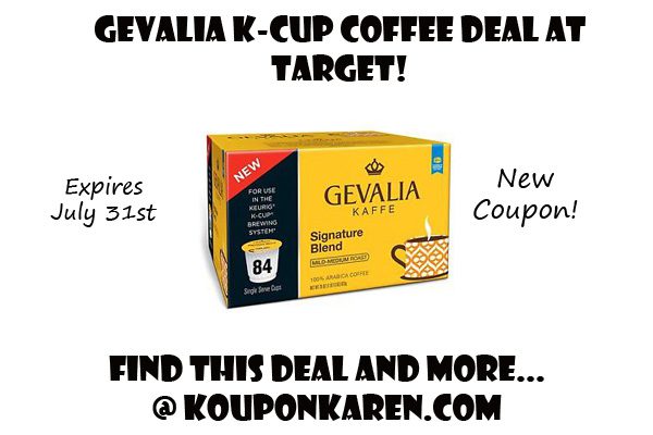 Gevalia K-Cups Coffee Deal at Target