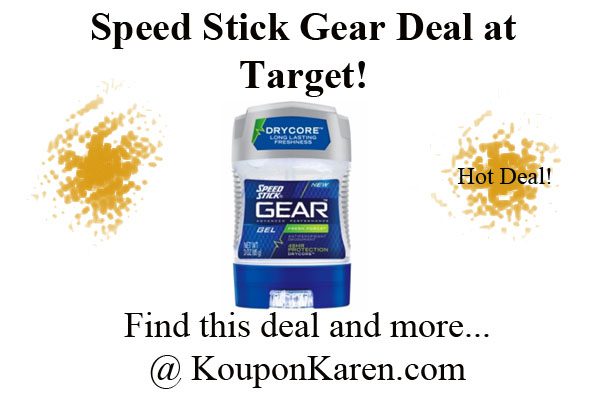 Speed Stick Gear Deal at Target