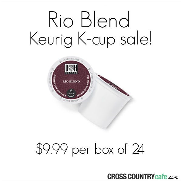 Diedrich Rio Blend K-Cup Sale |  $9.99 per box of 24