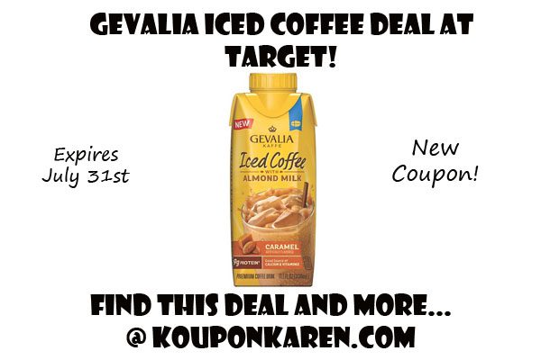 Gevalia Iced Coffee Deal at Target