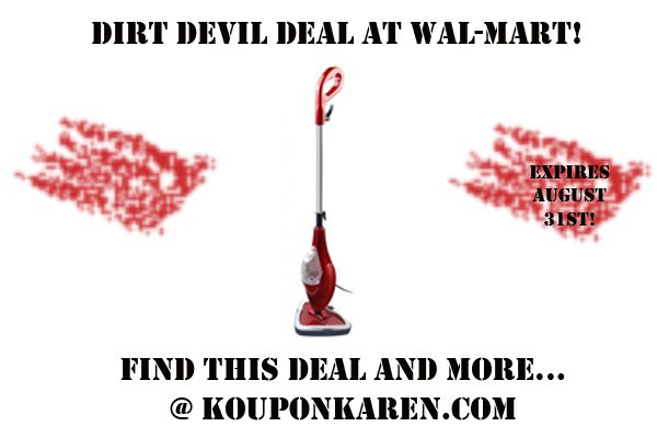 Dirt Devil Steam & Clean Deal at Wal-Mart
