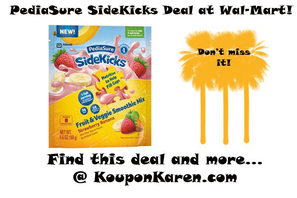 PediaSure SideKicks Smoothie Deal at Wal-Mart