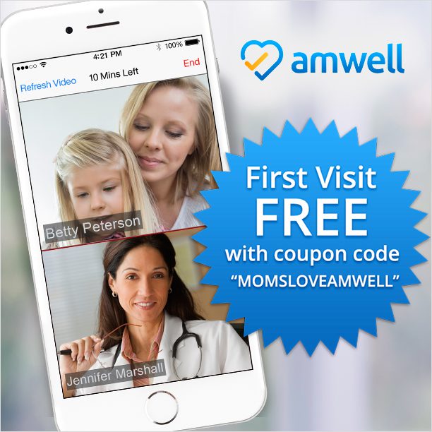 Amwell Makes Going to the Doctor Painless #momsloveamwell