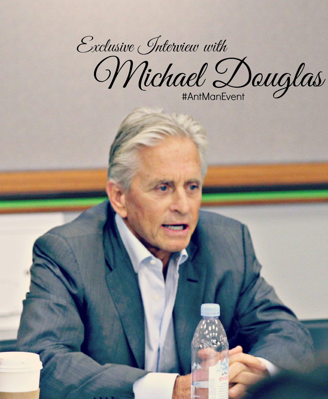 Read what Michael Douglas has to say about being in a Marvel movie in this Exclusive Interview #AntManEvent