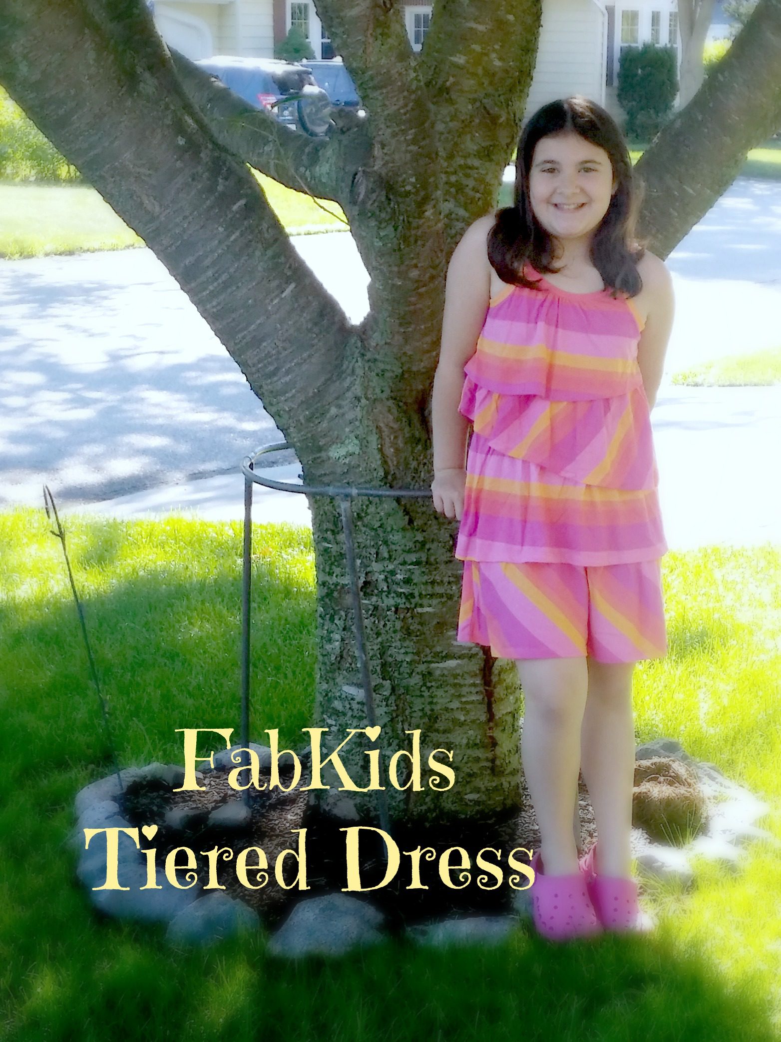 Check out FabKids Tiered Dress #MyFabKid