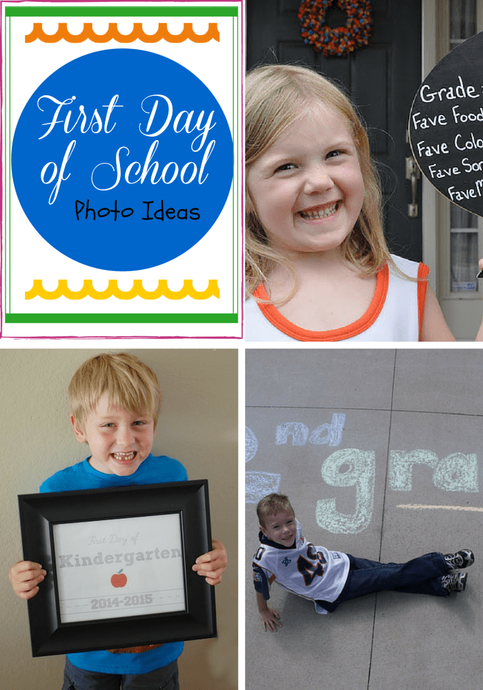 15 First Day of School Photo Ideas