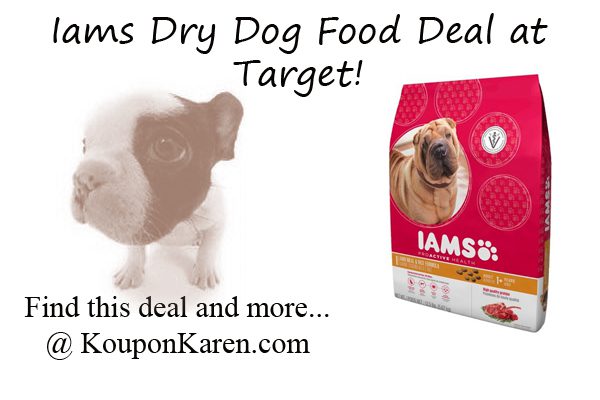 Iams Dry Dog Food Deal at Target!
