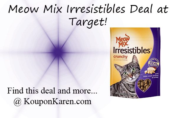 Meow Mix Irresistibles Deal at Target!