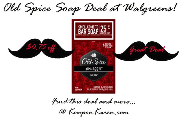 Old Spice Bar Soap Deal at Walgreens!