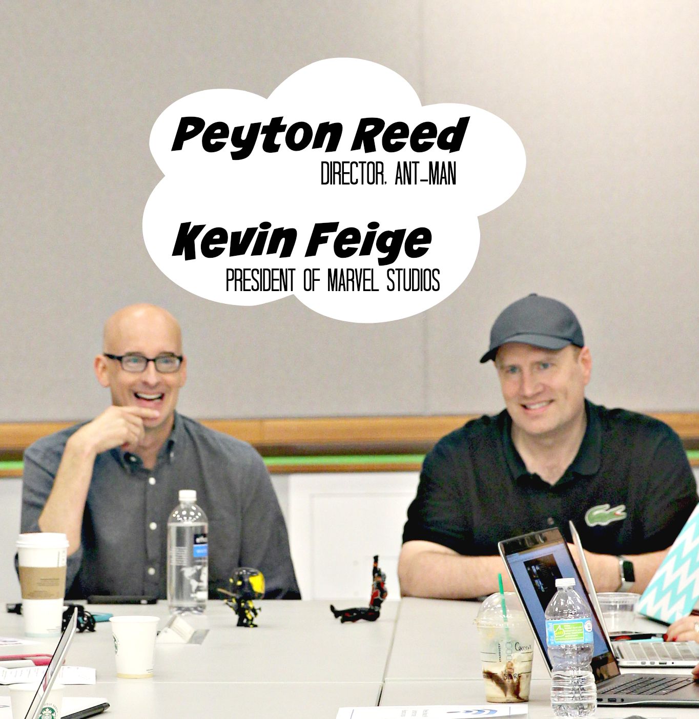 ANT-MAN Director Peyton Reed & Producer and President of Marvel Studios Kevin Feige