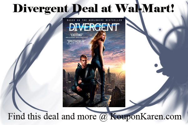 Divergent DVD Deal at Wal-Mart!