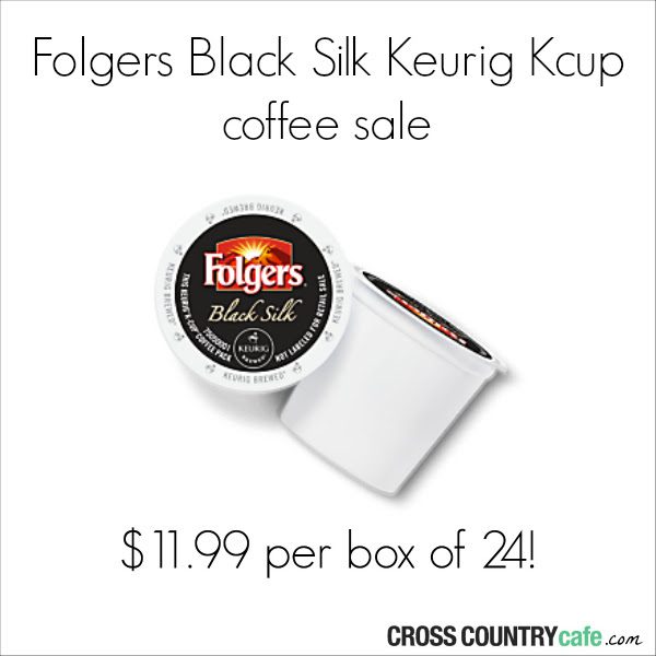 Folgers Black Silk K-cup Deal