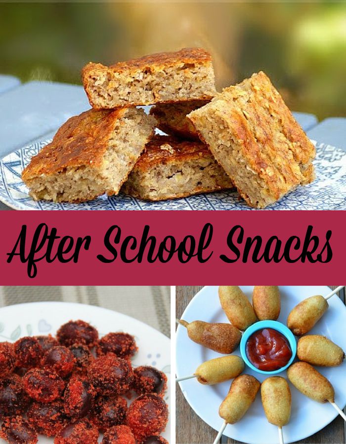 14 Tasty After School Snacks