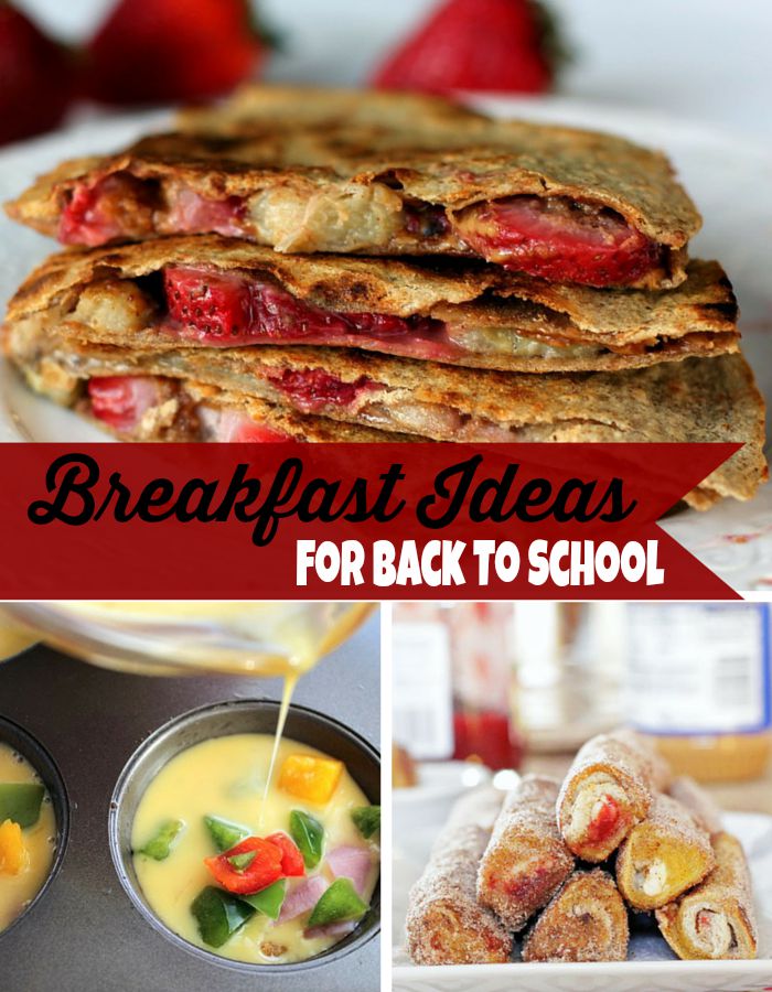 13 Breakfast Ideas Perfect for Back to School Time!