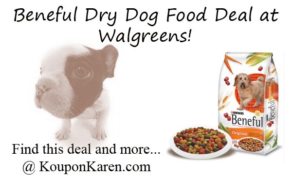 Beneful Dog Food Deal at Walgreens!