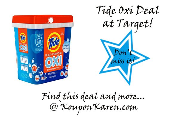 Tide Oxi Deal at Target!