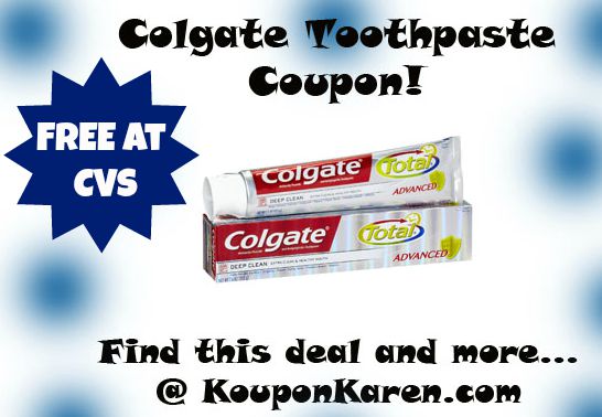 FREE Colgate Toothpaste