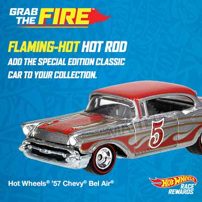 Hot Wheels® Race Rewards: Grab The Fire™ program