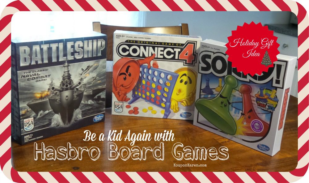 Be a Kid Again with Hasbro Board Games #HolidayGiftIdea