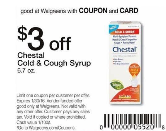 Chestal Deal at Walgreens
