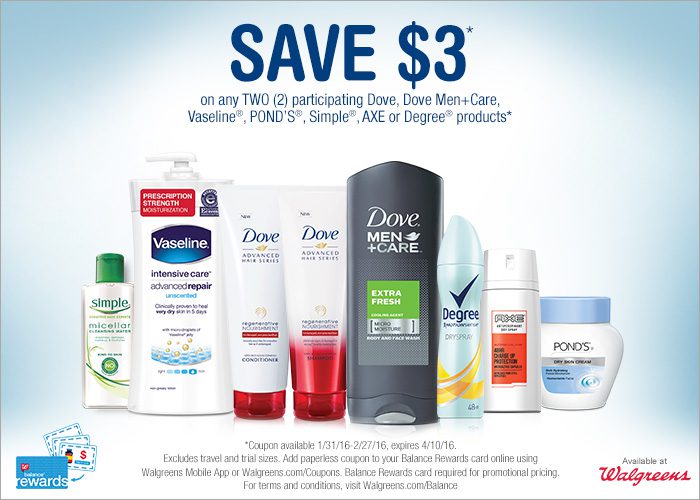 Big Savings on Personal Care Products only at Walgreens