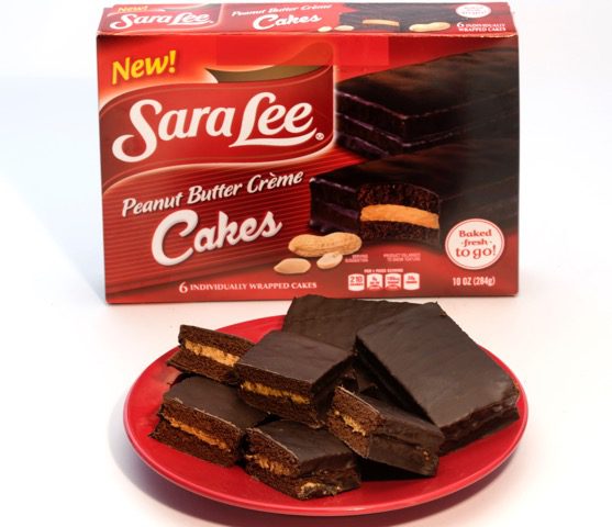 NEW Sara Lee Snacks Peanut Butter Crème Filled Cakes