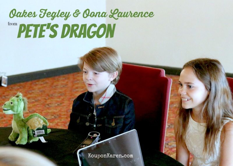 Oakes Fegley & Oona Laurence from Pete’s Dragon talk Dragon Snot and Life After the Movie