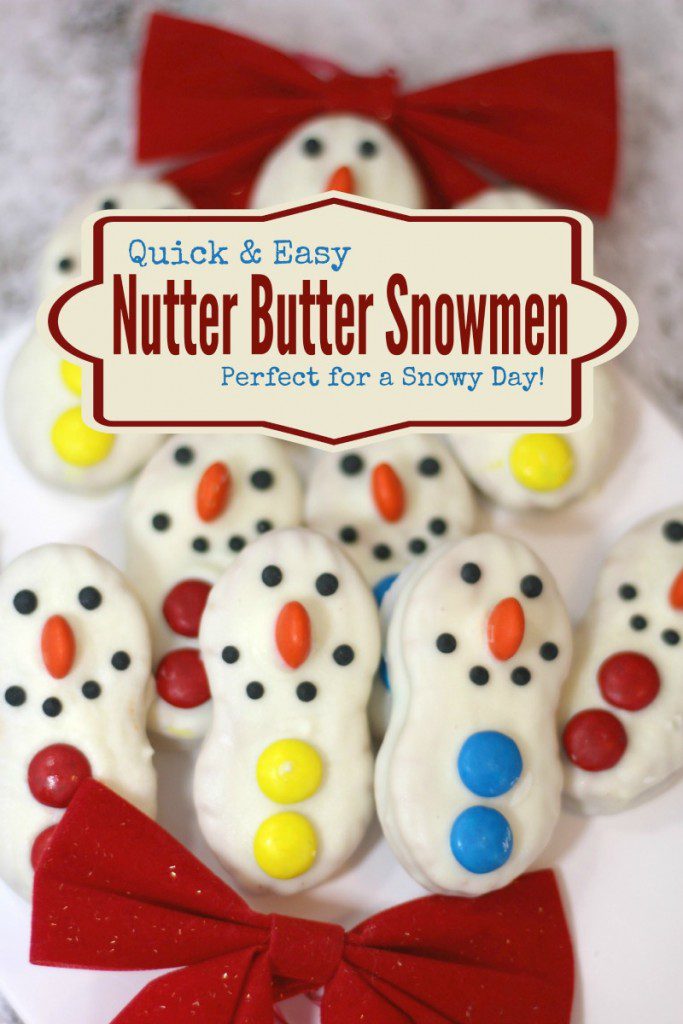 Nutter Butter Snowmen cookies