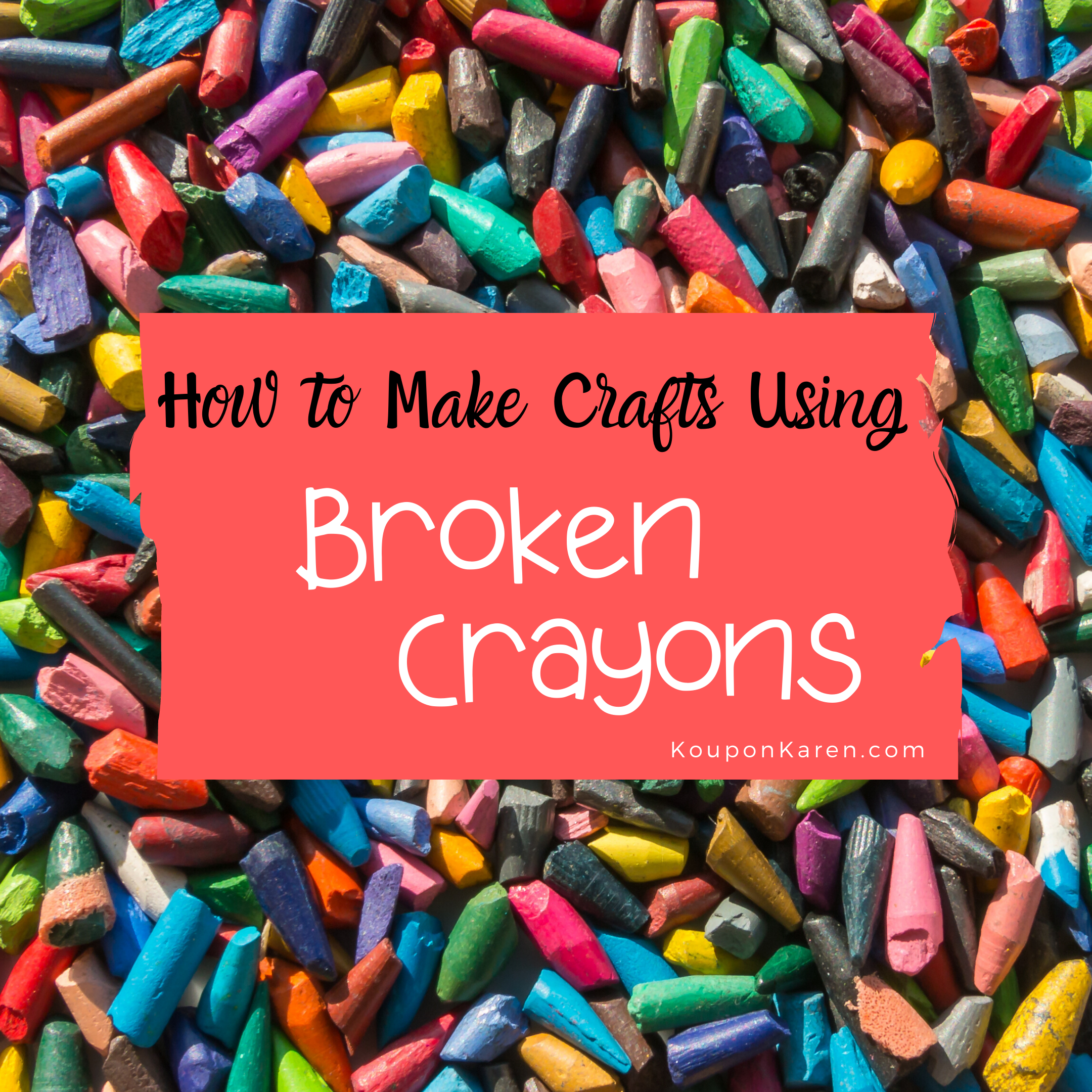 How to Make Crafts Using Broken Crayons