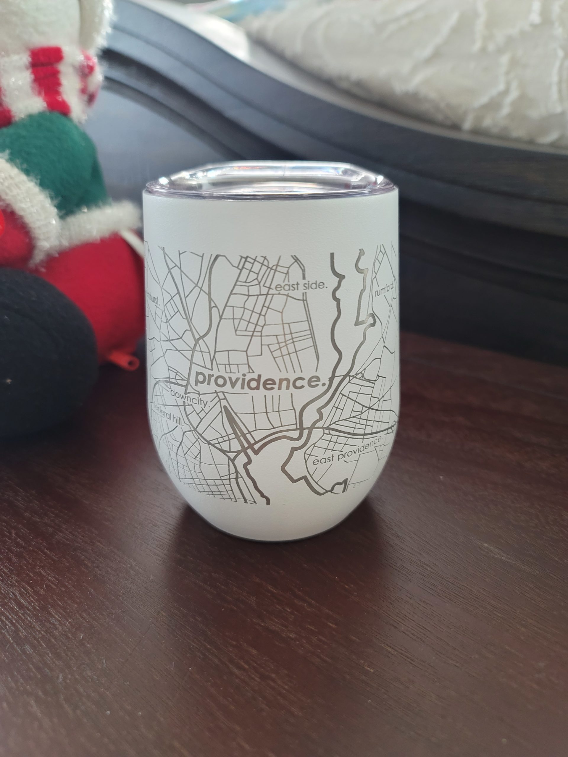 Home Town Map Insulated Wine Tumbler from Well Told