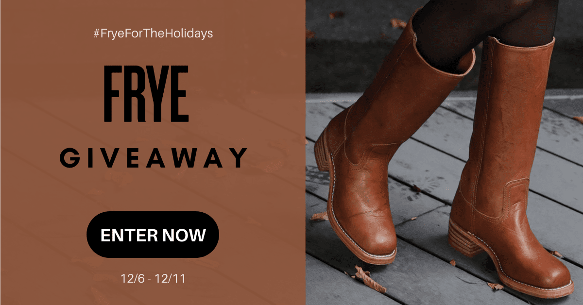 $250 The Frye Gift Card Giveaway #FryeForTheHolidays