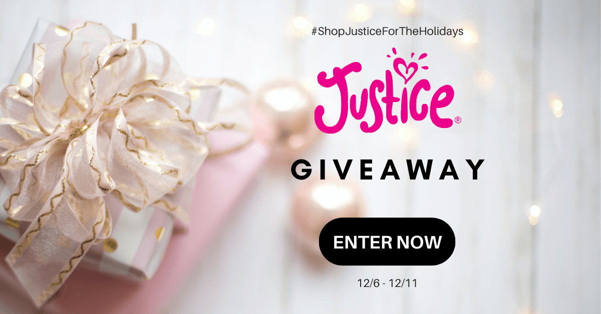 $50 Justice Gift Card Giveaway #ShopJusticeForTheHolidays