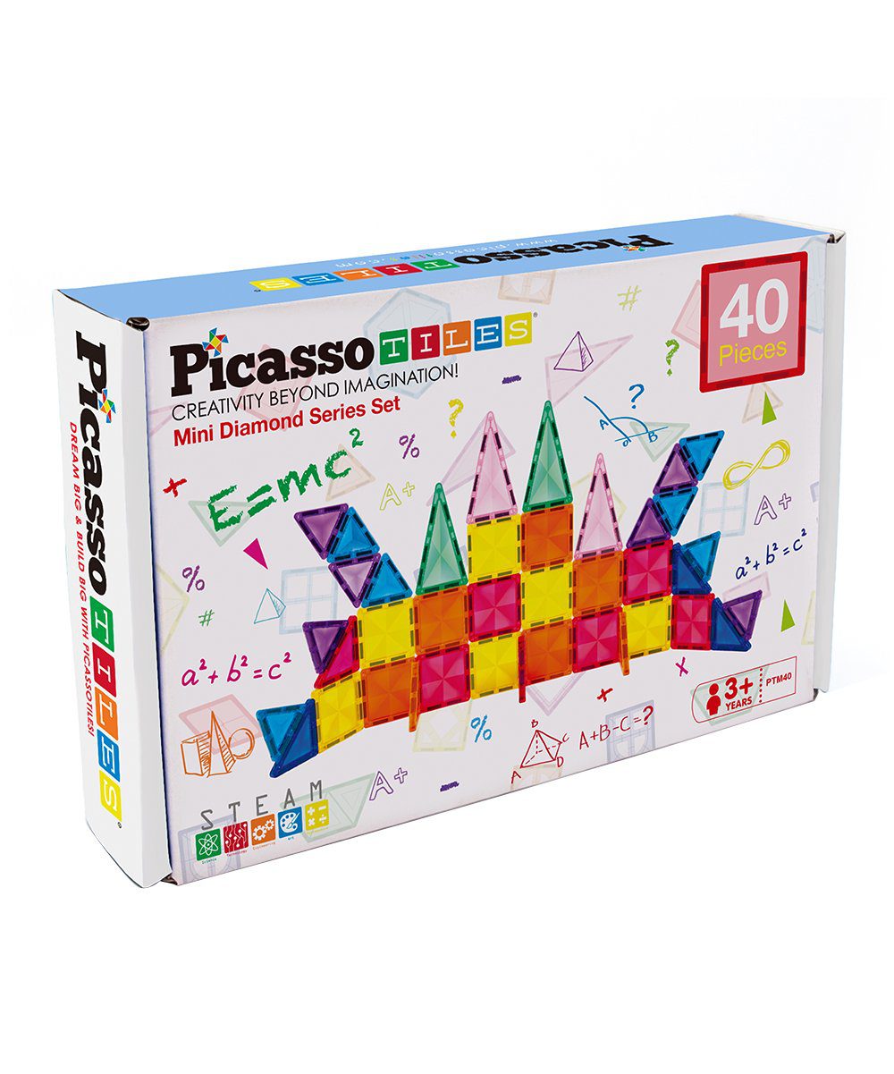 Picasso Tiles Mini Diamond Magnetic Building Block Set for just $22.98 + Free Shipping