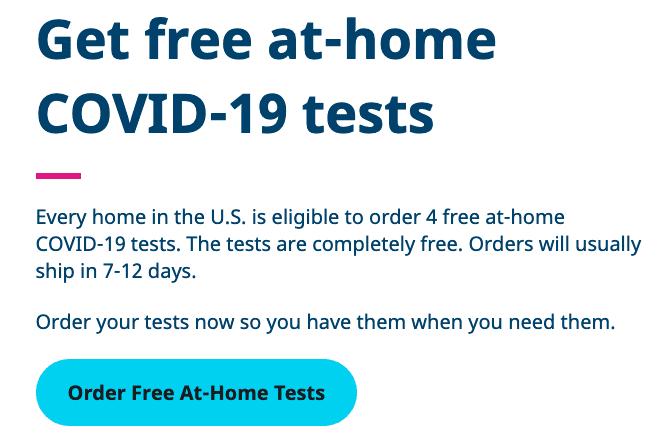 Get Free COVID Tests Delivered to Your Home