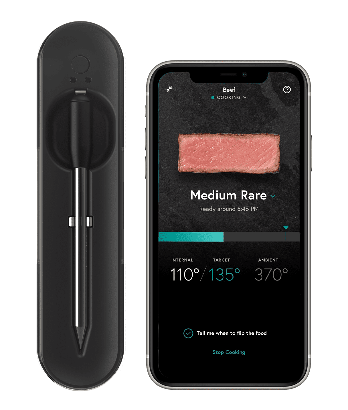 Wireless Smart Meat Thermometer with Long Range Bluetooth Connectivity only $97.25
