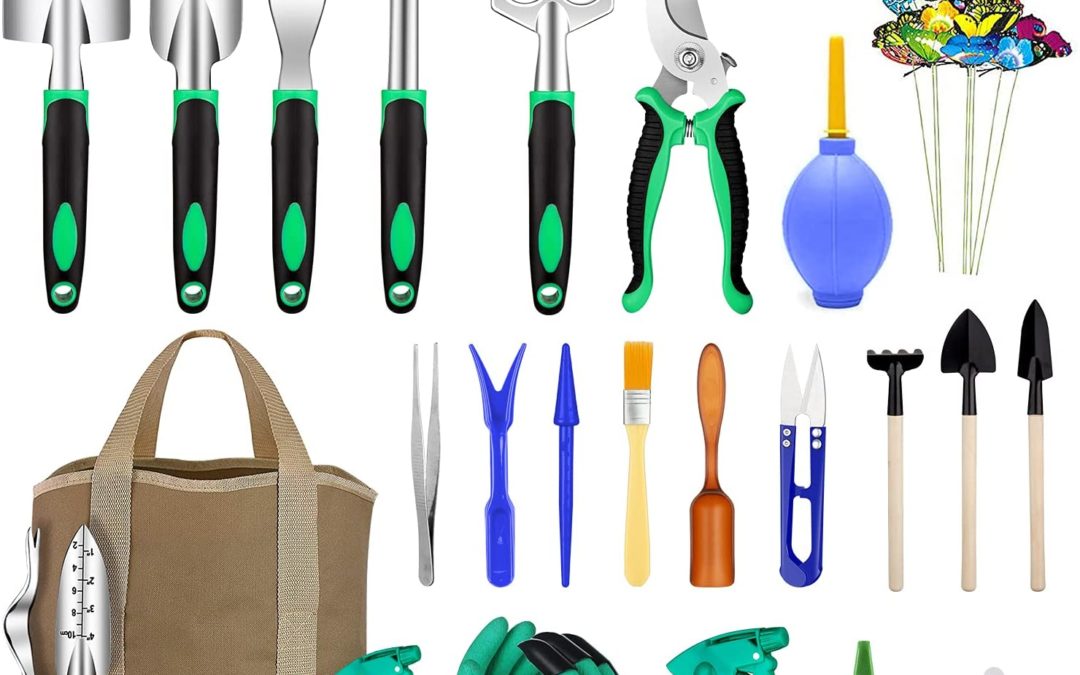 82 Pcs Garden Tools Set for under $25